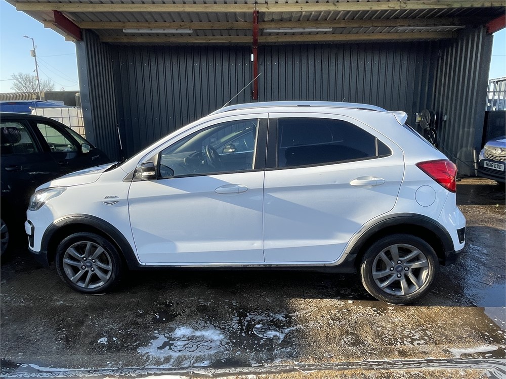 Redcorn Salvage Auctions - 2018 FORD KA + ACTIVE WHITE