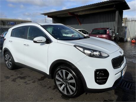 2016 KIA SPORTAGE 3 LSG CRDI WHITE 78K MILES
