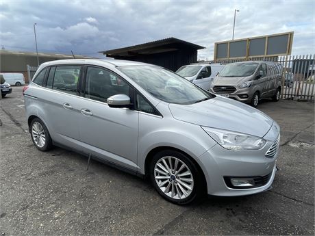 2017 FORD GRAND C-MAX TITANIUM TURBO SILVER 77K MILES
