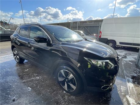 2016 NISSAN QASHQAI ACENTA DIG-T AUTO BLACK 61K MILES