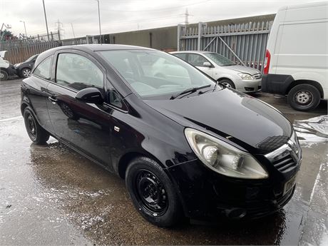 2010 VAUXHALL CORSA EXCLUSIV BLACK 79K MILES