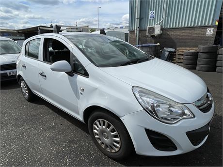 2012 VAUXHALL CORSA S AUTO WHITE