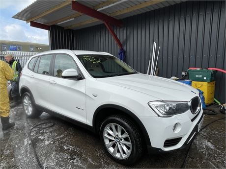 2014 BMW X3 X DRIVE 20D WHITE