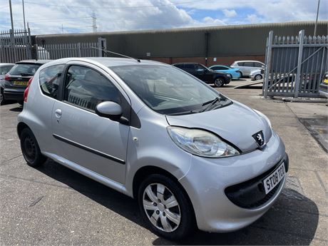 2008 PEUGEOT 107 URBAN AUTO SILVER