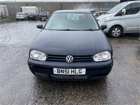 2001 VOLKSWAGEN GOLF SE AUTO BLUE
