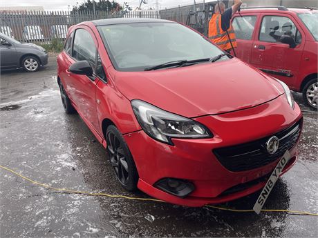 2018 VAUXHALL CORSA LIMITED EDITION RED