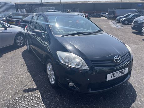 2011 TOYOTA AURIS TR VALVEMATIC AUTO BLACK
