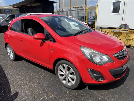 2014 VAUXHALL CORSA EXCITE AC ECOFLEX RED