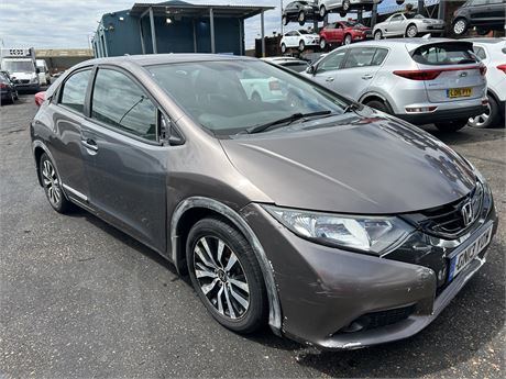 2013 HONDA CIVIC DTEC-ES BROWN
