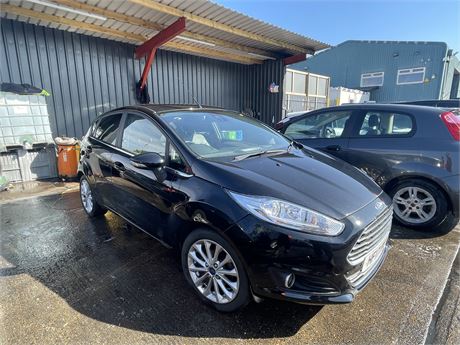 2017 FORD FIESTA TITANIUM X AUTO BLACK