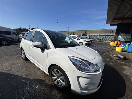 2012 CITROEN C3 VTR+ HDI WHITE