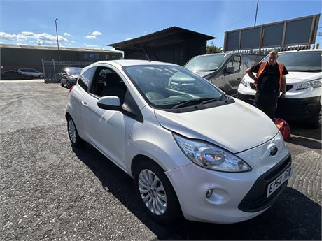 2012 FORD KA ZETEC WHITE