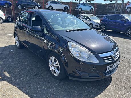 2009 VAUXHALL CORSA ACTIVE BLACK