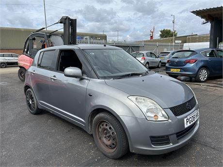 2008 SUZUKI SWIFT GL 5DR GREY