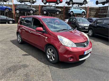 2011 NISSAN NOTE N-TEC RED