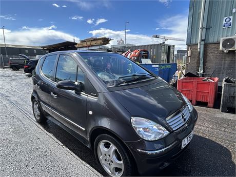 2001 MERCEDES A160 AVANTGARDE SWB AUTO GREY
