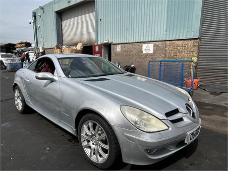 2006 MERCEDES SLK200 KOMPRESSOR SILVER