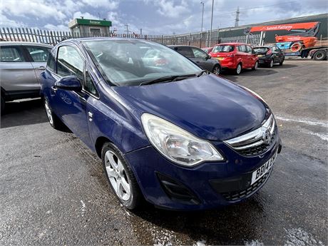 2014 VAUXHALL CORSA S 65 ECOFLEX BLUE