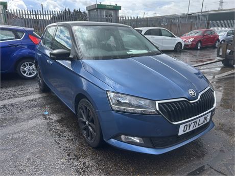 2021 SKODA FABIA COLOUR EDITION TSI 95 S/S BLUE