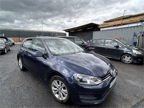 2014 VOLKSWAGEN GOLF SE TSI 122 BLUEMOTION TECH S/S BLUE