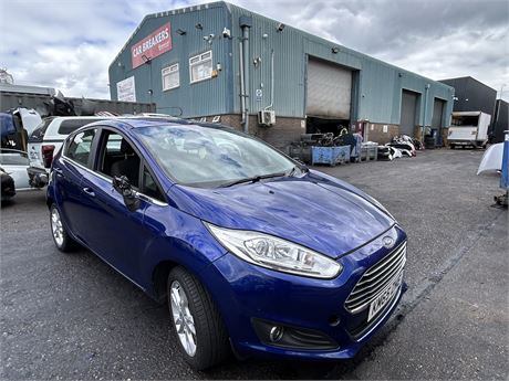 2015 FORD FIESTA ZETEC TURBO T ECOBOOST 100 S/S BLUE
