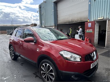 2010 NISSAN QASHQAI N-TEC DCI 110 RED