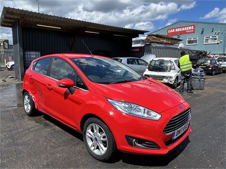 2017 FORD FIESTA ZETEC TURBO T ECOBOOST 100 S/S RED