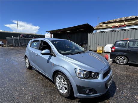 2012 CHEVROLET AVEO LTZ 100 AUTO BLUE