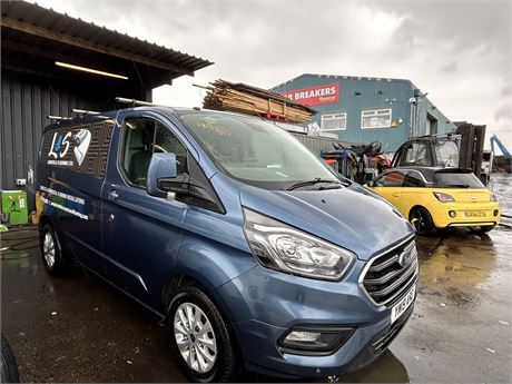 2019 FORD TRANSIT CUSTOM 280 LIMITED TDCI 130 ECOBLUE L1H1 SWB BLUE