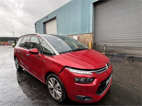 2014 CITROEN C4 GRAND PICASSO E-HDI 115 ETG6 AUTO S/S RED