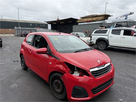 2017 PEUGEOT 108 RED