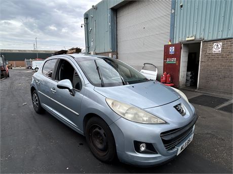 2011 PEUGEOT 207 ACTIVE VTI 120 AUTO BLUE