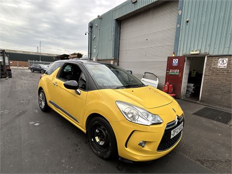 2012 CITROEN DS3 DSTYLE E-HDI 90 8V S/S YELLOW