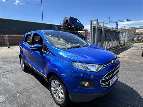 2017 FORD ECOSPORT ZETEC TURBO ECOBOOST 125 S/S BLUE