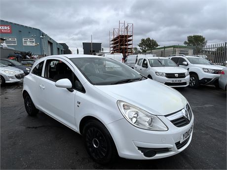 2010 VAUXHALL CORSA S 65 ECOFLEX WHITE