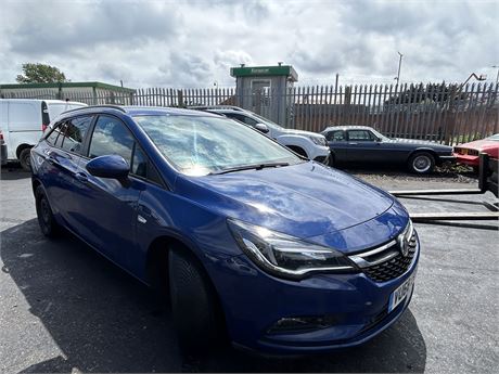2018 VAUXHALL ASTRA TECH LINE NAV CDTI 110 ECOTEC BLUEINJECTION BLUE