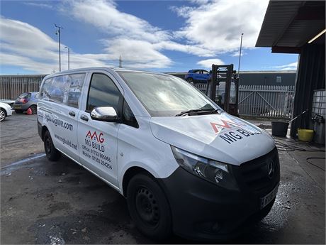2016 MERCEDES-BENZ VITO 114 CDI BLUETEC RWD SWB S/S WHITE