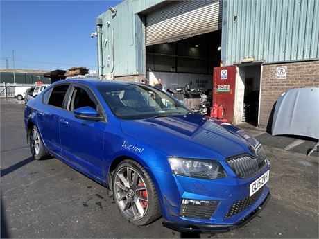 2015 SKODA OCTAVIA VRS TDI 184 CR S/S BLUE