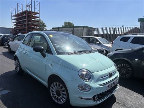 2017 FIAT 500 LOUNGE S/S GREEN