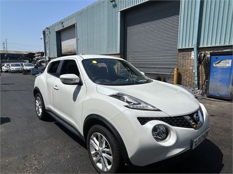 2017 NISSAN JUKE N-CONNECTA DIG-T 115 S/S WHITE