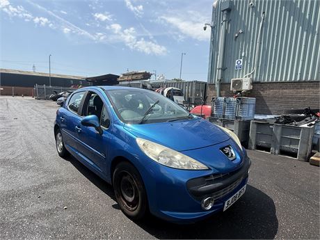 2008 PEUGEOT 207 M:PLAY BLUE