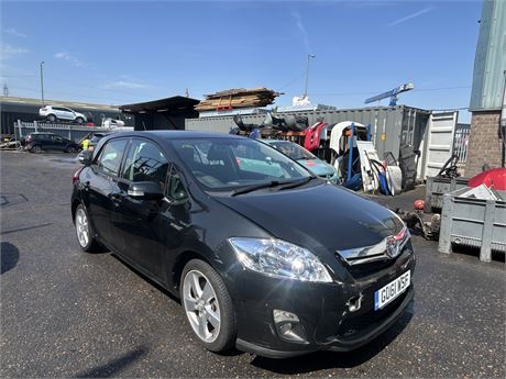 2011 TOYOTA AURIS HYBRID T SPIRIT CVT AUTO BLACK
