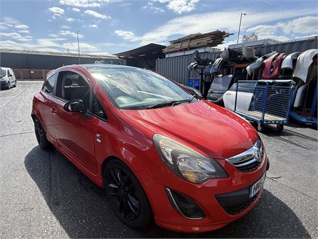 2012 VAUXHALL CORSA LIMITED EDITION ECOTEC-4 OPT S/S RED