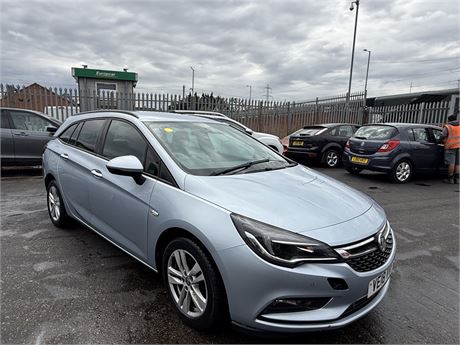 2018 VAUXHALL ASTRA DESIGN CDTI 110 SILVER ** RESERVE(?) **