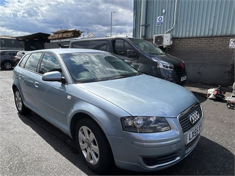 2005 AUDI A3 SE FSI TIP AUTO BLUE