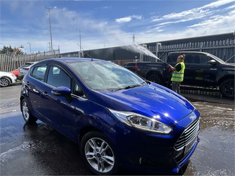 2017 FORD FIESTA ZETEC TURBO ECOBOOST 100 S/S BLUE