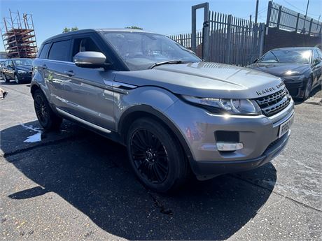 2012 LAND ROVER RANGE ROVER EVOQUE PRESTIGE LUX SD4 COMMANDSHIFT AUTO GREY