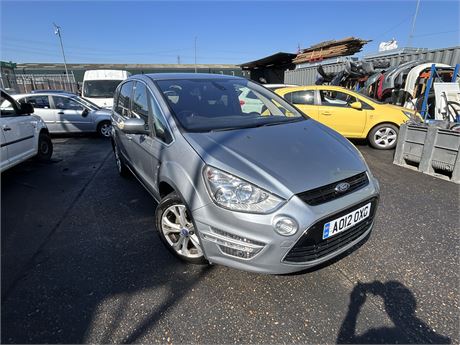 2012 FORD S-MAX TITANIUM TDCI 163 POWERSHIFT AUTO SILVER