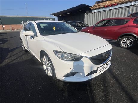 2015 MAZDA 6 SPORT NAV SKYACTIV-D 150 S/S WHITE