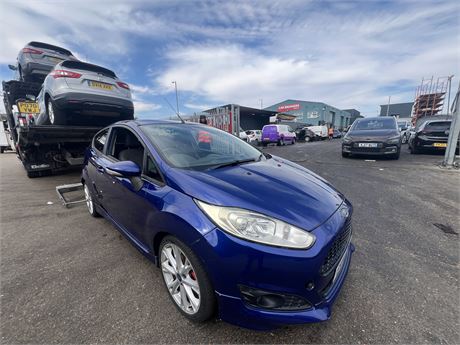 2014 FORD FIESTA ZETEC S T ECOBOOST 125 S/S BLUE